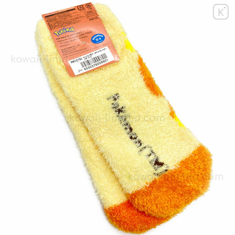 Japan Pokemon Fluffy Socks Pawmi Kawaii Limited