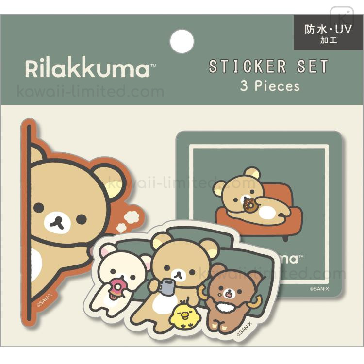 Japan San X Sticker Pcs Set Rilakkuma Basic Rilakkuma Home Cafe A