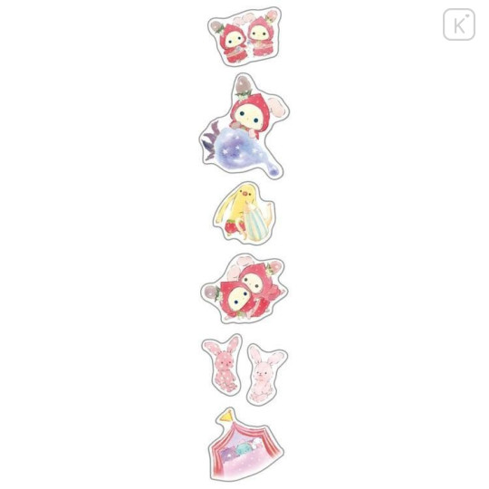 Japan San X Sticker Sentimental Circus Tears Strawberries Kawaii