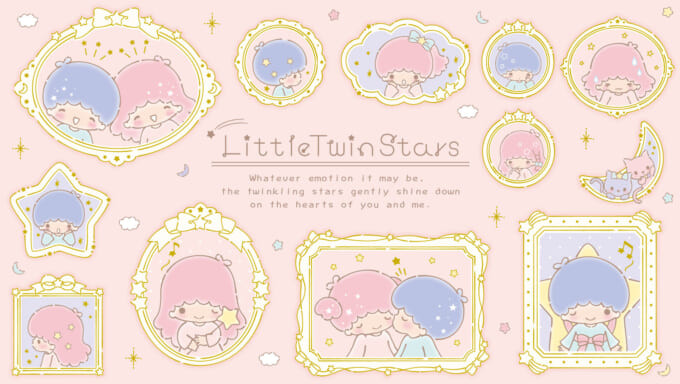 little-twin-stars-frame-design-series