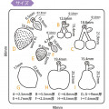 Japan Padico Clay & UV Resin Soft Mold - Fruit - 3