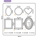 Japan Padico Clay & UV Resin Soft Mold - Plate & Frame - 3