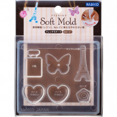 Japan Padico Clay & UV Resin Soft Mold - French Motif