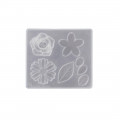 Japan Padico Clay & UV Resin Soft Mold - Flower - 2