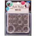 Japan Padico Clay & UV Resin Soft Mold - Button - 1