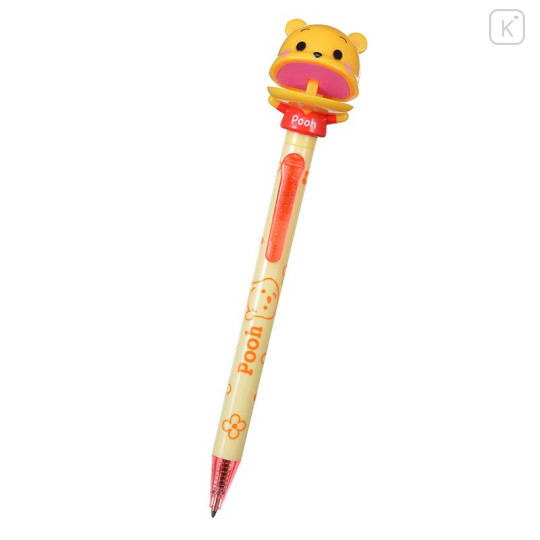 Japan Disney Store Big Moving Mouth Ball Pen - Pooh - 2