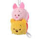 Japan Disney Store Tsum Tsum Plush Keychain - Pooh & Piglet