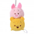 Japan Disney Store Tsum Tsum Plush Keychain - Pooh & Piglet - 2