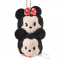 Japan Disney Store Tsum Tsum Plush Keychain - Mickey & Minnie - 2