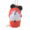Japan Disney Store Tsum Tsum Plush Keychain - Mickey & Minnie - 4