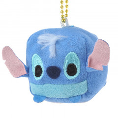 Japan Disney Store Mini Cube Plush Keychain - Stitch