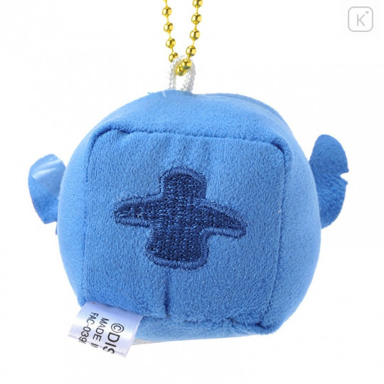 Japan Disney Store Mini Cube Plush Keychain - Stitch - 4