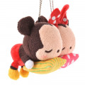 Japan Disney Store Plush Keychain - Sleeping Baby Mickey & Minnie - 3