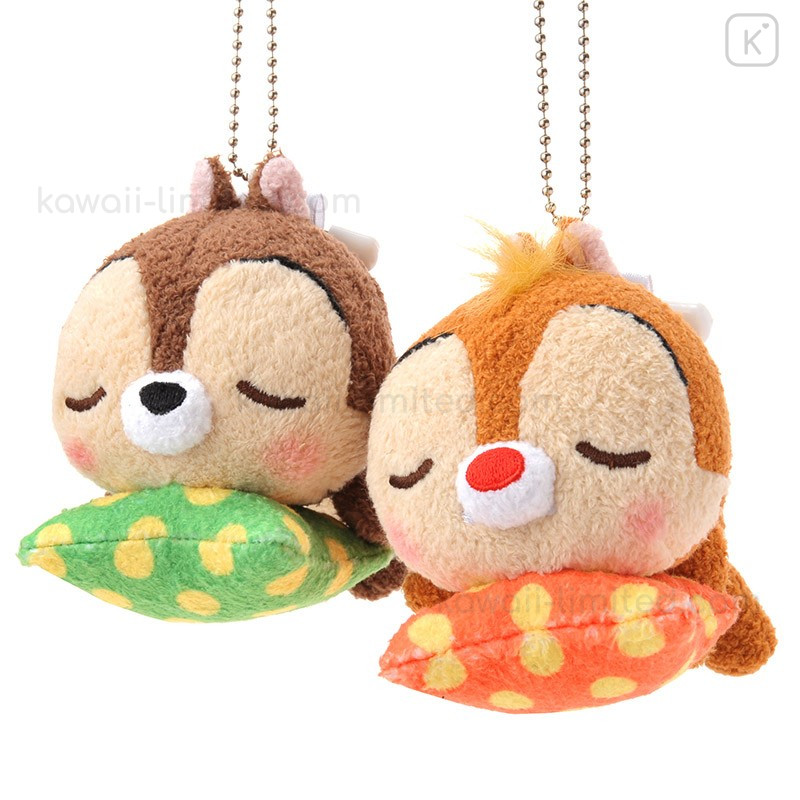 chip n dale plush keychain