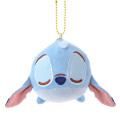Japan Disney Store Medium Plush Keychain - Sleeping Stitch - 2