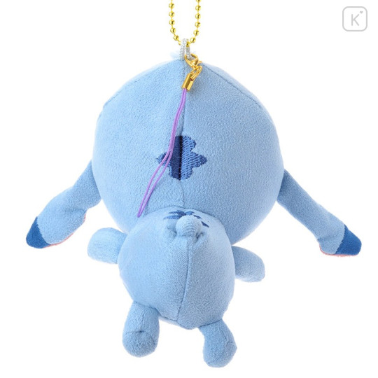 Japan Disney Store Medium Plush Keychain - Sleeping Stitch - 4