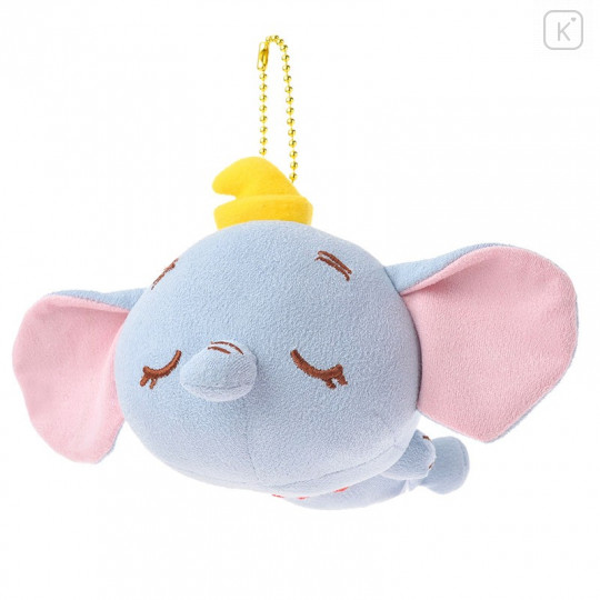 Japan Disney Store Medium Plush Keychain - Sleeping Dumbo - 1