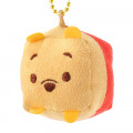Japan Disney Store Mini Cube Plush Keychain - Winnie the Pooh - 1