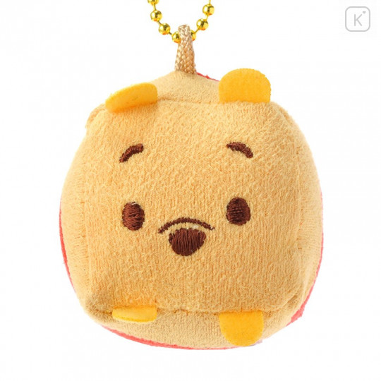 Japan Disney Store Mini Cube Plush Keychain - Winnie the Pooh - 2