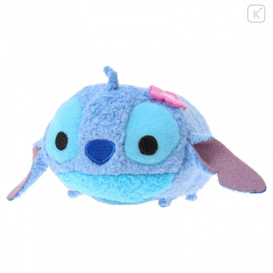 Japan Disney Store Tsum Tsum Mini Plush (S) - Stitch × Flower - 1