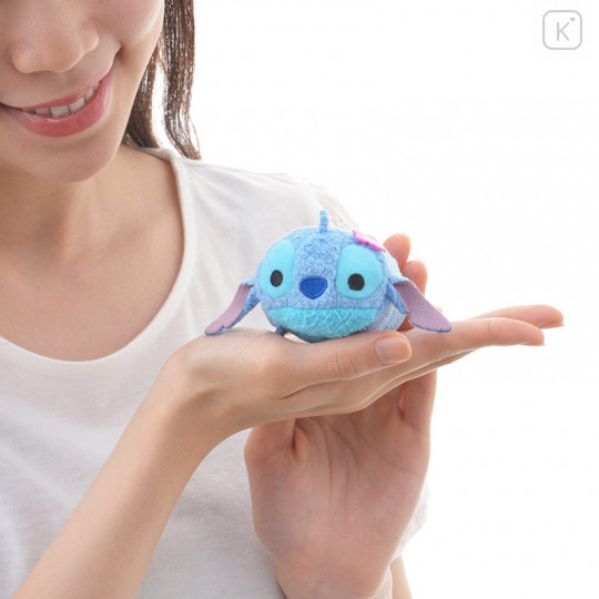 Japan Disney Store Tsum Tsum Mini Plush (S) - Stitch × Flower - 7