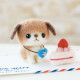 Japan Hamanaka Wool Needle Felting Kit - Postman Dog & Strawberry Cake