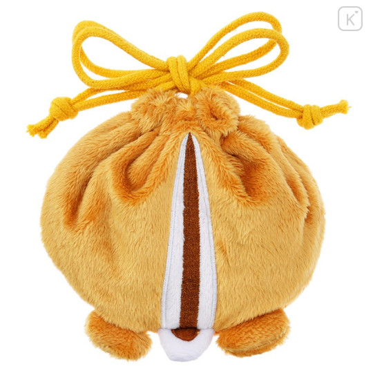 Japan Disney Store Stuffed Drawstring Bag - Dale - 2