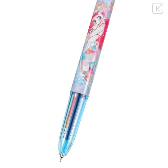 Japan Disney Store Hi-Tec-C Coleto 3 Color Multi Gel Pen - Mermaid Ariel - 3