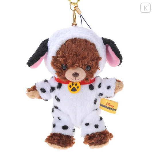 Japan Disney Store UniBEARsity Strap Keychain - Mont × 101 Dalmatians - 1