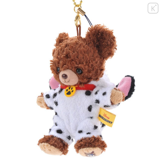 Japan Disney Store UniBEARsity Strap Keychain - Mont × 101 Dalmatians - 4