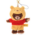 Japan Disney Store UniBEARsity Strap Keychain - Mont × Winnie the Pooh - 1