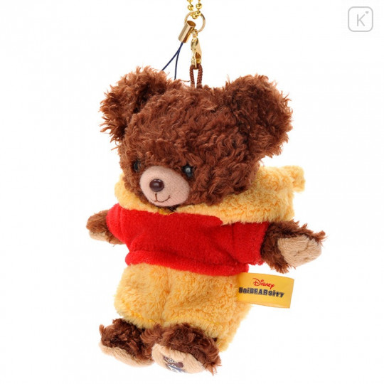 Japan Disney Store UniBEARsity Strap Keychain - Mont × Winnie the Pooh - 4
