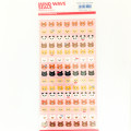 Japan Mind Wave Seals Mini Stickers - Bear & Panda - 1