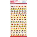 Japan Mind Wave Seals Mini Stickers - Hedgehog - 1