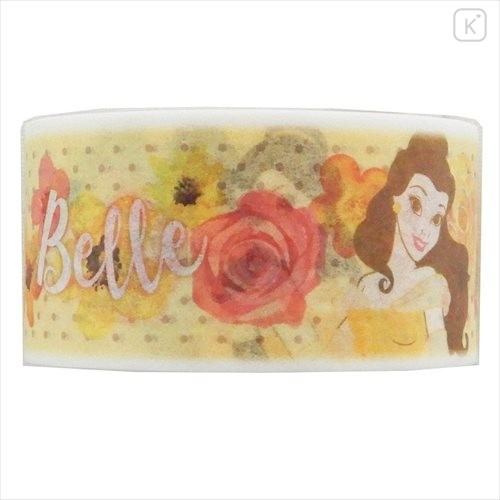 Japan Disney Washi Paper Masking Tape - Belle Watercolor - 2