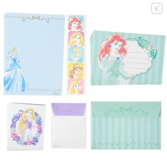 Japan Disney Store Mini Letter Set - Disney Princess - 1