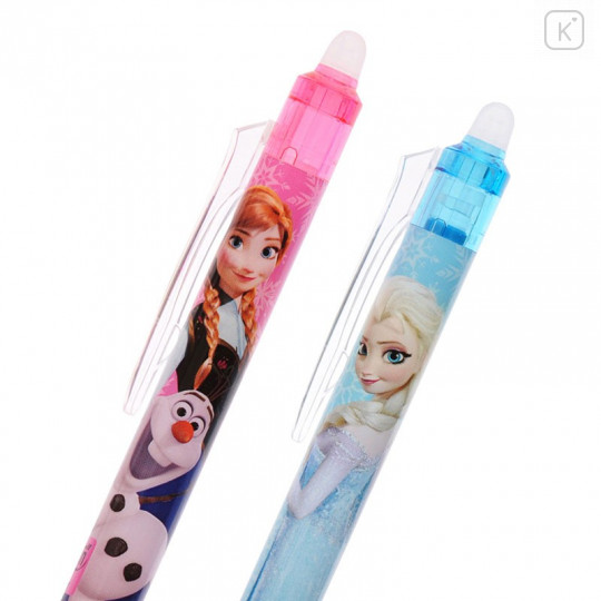 Japan Disney Store Pilot FriXion Erasable 0.38mm Gel Pen 2pcs - Frozen Elsa & Anna - 3