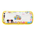 Japan Disney Store Pen Pouch Pencil Case - Tsum Tsum Characters / Yellow - 3