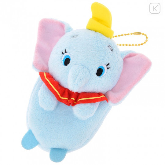 Japan Disney Store Stuffed Plush Mini Pouch - Dumbo - 1
