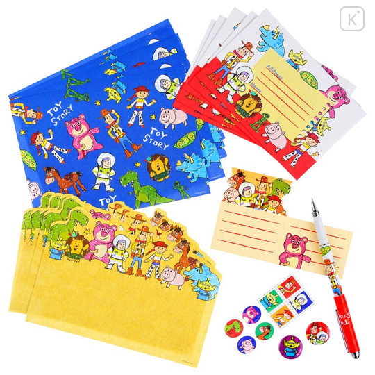 Japan Disney Store Toy Story Stationery Letter Set - 1