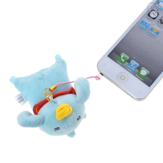 Japan Disney Store Tsum Tsum Mini Plush Keychain - Dumbo - 5