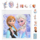 Japan Disney Store 70pcs Flake Seal Stickers - Frozen Elsa & Anna