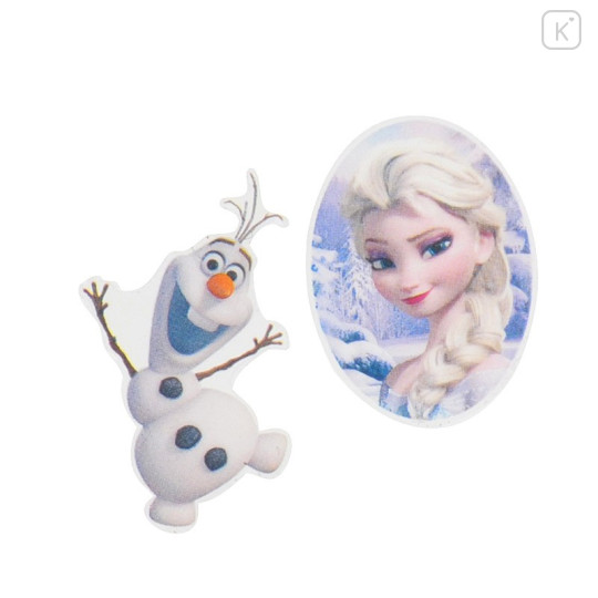 Japan Disney Store 70pcs Flake Seal Stickers - Frozen Elsa & Anna - 3