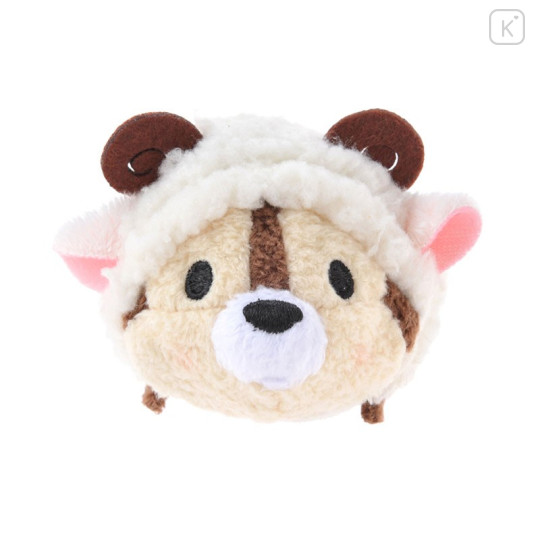 Japan Disney Store Tsum Tsum Mini Plush (S) - Chip × Sheep - 2