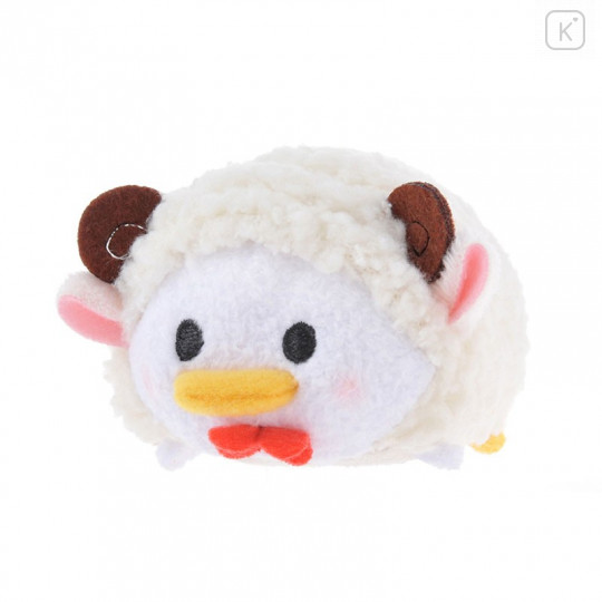 Japan Disney Store Tsum Tsum Mini Plush (S) - Donald × Sheep - 1
