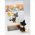 Japan Hamanaka Wool Needle Felting Kit - Halloween Witch Bear & Little Ghost - 3