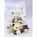 Japan Hamanaka Wool Needle Felting Kit - Halloween Pumpkin Hat Panda & Ghost - 3
