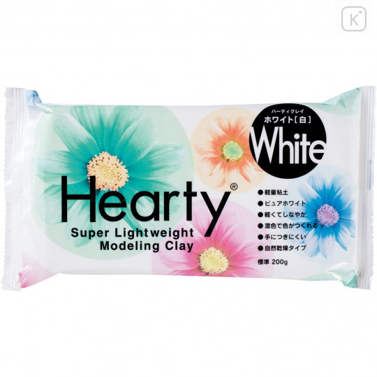 Japan Padico Hearty Super Lightweight Modeling Clay 200g - White - 1