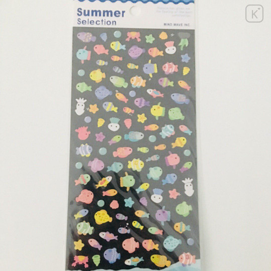 Japan Mind Wave Seals Mini Stickers - Summer Selection Fish - 1