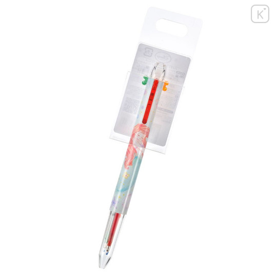 Japan Disney Store Hi-Tec-C Coleto 3 Color Multi Gel Pen - Ariel - 2
